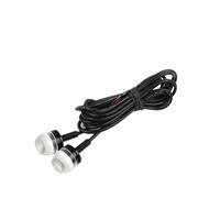 XYSZQJZYP Turn Light Indicator 2 Pieces Motorcycle Rear Light Eagle Eye Bulb 12V Driving Signal Chip License Plate Bolt Turn Lights