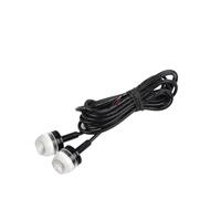 XYSZQJZYP Turn Light Indicator 2 Pieces Motorcycle Rear Light Eagle Eye Bulb 12V Driving Signal Chip License Plate Bolt Turn Lights