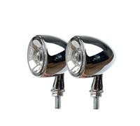 XYSZQJZYP Turn Light Indicator Universal Motorcycle Turn Signal Light With Metal Housing 1000 DF 3 In 1 Front Indicator White Starting Rear Brake Lights