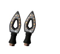 XYSZQJZYP Turn Light Indicator Universal Motorcycles Flashing Lights Amber Blade Lamp Short Turn Signal Lights Flashing Lights Motorcycles