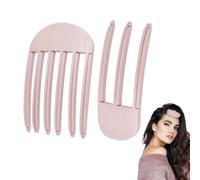XYTAHDM Hair Volume Clips, 2pcs Root Lifting Hair Clips, Root Volume Clips, Root Volume Clips, Root Volumizing Hair Clips (Pink)