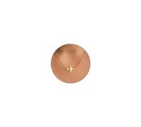 XYTDM 14K Gold/White Gold Plated Dainty Butterfly Crown Compass Shell Airplane Bird Heart Lightning Leaf Baseball Turtle Necklace Simple Jewelry (Gold,Plane)