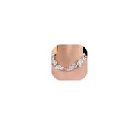 XYTDM Gold Statement Choker Necklace for Women Chunky Choker Necklace Thick Geometric Metallic Abstract Collar Necklace Gold Irregular Lava Choker Charm Punk Necklaces Jewelry (Silver A)