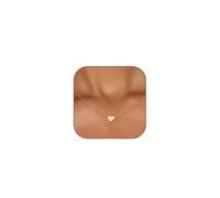 XYTDM Heart Necklace Dainty 18k Gold Plated Heart Pendant Choker Necklaces Small Gold Love Open Heart Chain Necklace for Women Simple Gold Necklace for Women (Tiny Heart Necklace-Gold)