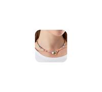 XYTDM Initial Necklaces for Women,Colorful Beaded Choker Necklaces for Teen Girl Gifts Bohemian Letter Choker Necklace Jewelry for Teen Girls Birthday Gifts (Colorful-J)