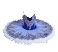Xytraiihw Blue,170,Ballerina Stage Dance Competition Costume Kids Womens Girls Professional Ballet Tutu Dress Platter Pancake Swan Lake Party