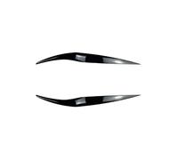 XYTUAT Car Headlight Eyebrows, For Fo-rd Fiesta VIII (Mk8) 2017-2021, Car Headlight Eyelid Eyebrow Front Head Light Cover Brow Headlamp Sticker Trim,A