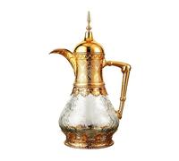 XYUERU 1600ml teapot, multifunctional juice kettle with handle, capacity drinks jug coffee maker tea kettle for house gatherings holiday party