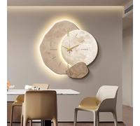 XYUERU Large Wall Clock Metal Indoor Wall Watch Mute Design Decoration