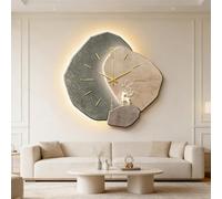 XYUERU Large Wall Clock Metal Indoor Wall Watch Mute Design Decoration