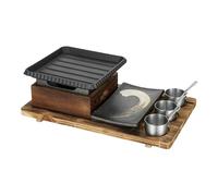 XYUERU Portable BBQ Charcoal Grill, Korean Japanese Tabletop Barbecue Grill