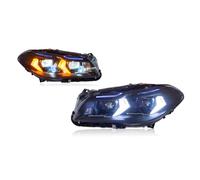 XYUOIS Car Front Headlight Assembly Compatible With F10 F18 2011-2013 2014 2015 2016 2017 Headlight Driving Light Signal Lamp Car Lights Head Lamp Daytime Running Light(Have AFS)