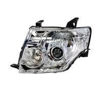 XYUOIS Car Front Headlight Assembly Compatible With Mitsubishi For Pajero V97 V93 V98 V87 2007-2014 H-ID Headlight Daytime Running Light Lense DRL Lamp Assembly Head Lamp(Left Xenon)