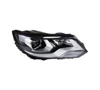 XYUOIS Car Front Headlight Assembly Compatible With VW For Tiguan 2013 2014 2015 2016 2017 Front Bumper Headlight Assembly Signal Lamp Headlamp Cover Shell Auto Parts(Right)