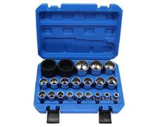 XYUOIS Drive Socket Set 21Pcs 1/2″ Torx Sockets Set 12-Point Plum Blossom Socket Set Car Repair Tool 8-36mm Spline Socket Head