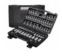 XYUOIS Drive Socket Set 64pcs Automotive-Mechanics-Tool 3/8 1/4 1/2 in. Drive Bit Socket Set with Impact Adapter and Reducer Car Kit Hand Tools