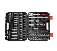 XYUOIS Drive Socket Set 94 Pcs 1/2 1/4 Dr. Socket Ratchet Handle Combination Socket Repairing Tool Set Auto Repair Tools Hand Tools