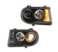 XYUOIS Headlights Headlamp Assembly Compatible With Chrysler For 300C 2005 2006 2007 2008 2009 2010 2pcs Headlights DRL Turn Signal High Beam Angel Eye Projector Lens