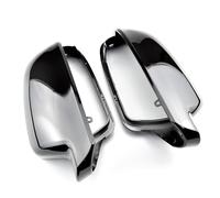 XYUOIS Rear View Wing Cap Compatible With A4 A5 S5 A3 8P Car Rearview Mirror Cover Car For Wing Mirror Covers Caps Door Mirror Covers Caps Rear View Cap(Black)