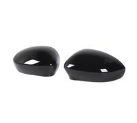 XYUOIS Rear View Wing Cap Compatible With Fiat For 500 2007-2020 Door Mirror Covers Caps Rear View Cap Side Rearview Mirror Shells Rearview Side Mirror Cover(Black)