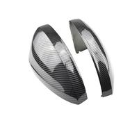 XYUOIS Rear View Wing Cap Compatible With VW For Tiguan MK2 2017-2020 Door Mirror Covers Caps Rear View Cap Side Rearview Mirror Shells Car Modified Accessories(Carbon)