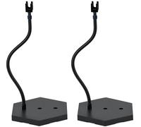 XyviLokit 2pcs black action base for gundam,Hobby Model Display Stand.