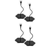 XyviLokit Hobby 4pcs Black Action Base,Gundam Stand Hobby Display Stand Compatible with Gundam HG RG 1/144 Scale Figure Model Kit