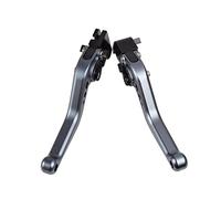 XYVRTK for Honda XRV750 Africa Twin 1990-2003 XL700V XL650V Transalp 2008-2013 XL600V 1987-1999 Motorcycle Brake Clutch Levers Short XRV 750 XL 700 650 600 V (Short Gray)