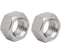 XYWHPGV 2pcs M20 x 2.5mm Pitch Metric Thread 304 Stainless Steel Left Hand Hex Nuts(af429 4af63 5357e 6c148 b46fc f9db3