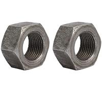 XYWHPGV 2pcs M24 x 2mm Pitch Metric Fine Thread Carbon Steel Left Hand Hex Nuts(f71f2 c7291 06314 05912 4497c 1795b