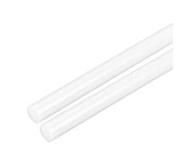 XYWHPGV 2pcs Plastic Round Rod 5/16 inch Dia 20 inch Length White (POM) Polyoxymethylene Rods Engineering Plastic Round Bars(7.5mm)(9ec0f c6181 14041 900d1 a971a 38962