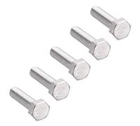 XYWHPGV 5/16-18x1-1/4" UNC Hex Head Screw Bolts A2-70(304) Stainless Steel Fully Threaded Hex Tap Bolts 5pcs(1c881 5e6ab d5f54 f8efe a6906 34753