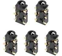 XYWHPGV 5PCS 2.5mm PCB SMT 6 Terminals Female Audio Connector Stereo Jack Socket(fd419 4e246 5116b e6993 7af99 898e5