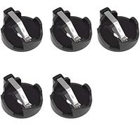 XYWHPGV 5pcs CR2032 CR2025 CR2016 Horizontal Coin Button Battery Holder Black Container Case(c089e cec58 5ff8d 1d1a7 8eba1 5b006