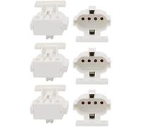 XYWHPGV 6Pcs H Lamp Fluorescent Light Holder 2G7 Base Single Head Tombstone Lamp Socket AC 500V 2A for LED Fluorescent Tube(cf2ba c31b5 45074 2d146 9b203 c97ce