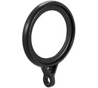 XYWHPGV Curtain Rings Plastic 36mm Inner Dia Drapery Ring for Curtain Rods Black 20 Pcs(78b1f 5de1b 05cce b31b5 8f3bb f840b