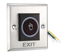 XYWHPGV IR No Touch Door Release Exit Button NO/NC/COM Sensor Switch with LED Indicator for Access Control 86mmx86mm Panel 12V 3A(10fa2 723fe 5e363 85fbf f6cfd 6414e