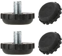 XYWHPGV M8 x 10 x 30mm Hand Screw Furniture Glide Leveling Feet Adjustable Leveler Floor Protector Support for Home Furniture Legs 4 Pack(edb56 86aa5 553e3 66134 c2363 c5f69