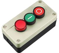 XYWHPGV Push Button Switch Station Momentary NC Red, NO Green, Red Signal 660V 10A(0770e 8e65a 5bae2 ba001 c37d8 b810c