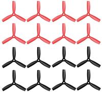 XYWHPGV RC Propellers 4045 4x4.5 Inch CW CCW 3-Vane for Quadcopter Multirotor Red Black 8 Pairs(d44d2 05e74 f3881 0d993 c6f67 a66eb