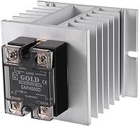 XYWHPGV SAP4050D+G80 3-32VDC to 40-480VAC 50A Single Phase Solid State Relay Module DC to AC(a676d c3563 c1cb0 eab3e fd2ee f1731
