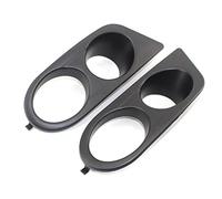 XYWOPO 1 Pair Car Fog Light Cover Grill Frame Surrounds Air Duct Front Bumper Lamp Hoods Grilles, for BMW, for E46 M3 2 Door 1999-2006 Fog Light Grille(Matte black)