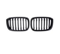 XYWOPO 1 Pair Front Grille Grill 1 Slat, for BMW, for G01 G02 G08 X3 X4 2018 2019 2020 Car Styling Gloss Matte Black Racing Grills Car Front Grille(Matte Black)