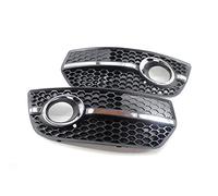 XYWOPO 1 Pair Left Right Car Front Bumper Fog Light Cover Grille Chrome, for, for Q5 2009 2010 2011 2012 Replacement Lamp Grills Fog Light Grille(1 Pair)