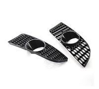 XYWOPO 1 Pair M3 Style Car Front Bumper Lower Fog Light Lamps Grilles Grille Replacement, for BMW, for 3-Series E90 E91 E92 E93 2006-2011 Fog Light Grille(With holes)