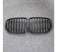 XYWOPO 1Pair Gloss/Matte Black Front Grille, for BMW, for New X5/G05 2020 Grille Car Style Refit Bumper Slat Double Line Racing Grills Car Front Grille(Matte Singlet Line)