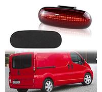XYWOPO 1pcs, for Renault, Trafic II, for Opel, Vivaro, for NISSAN, Interstar 4408479 820 020 9522 8200040732 3RD Brake Stop Light Car Rear High Level Third Brake Lights(1pcs LED Smoke Lens)