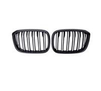 XYWOPO 2PCS Front Grille Grill Double Slat, for BMW, for 3 4 X3 X4 G01 G02 G08 2018 2019 2020 Racing Grills Car Styling Accessories Car Front Grille(Matte Black)