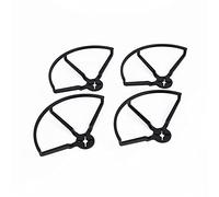 XYWOPO 4pcs 4 5 Inch Propeller Guard Drone Anti-collosion Protector Cover Ring 4045 5045 5149 Propeller QAV250 RC Quadcopter Parts Drone Anti-Collision Props (Color : 5 inch propeller, Size : Black
