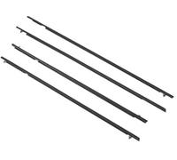 XYWOPO 4PCS Weatherstrip Window Seal 72910 SNA A01 Black Outside Seal Replacement, for Civic, Sedan 2006 to 2011 Car Door Seal Strip